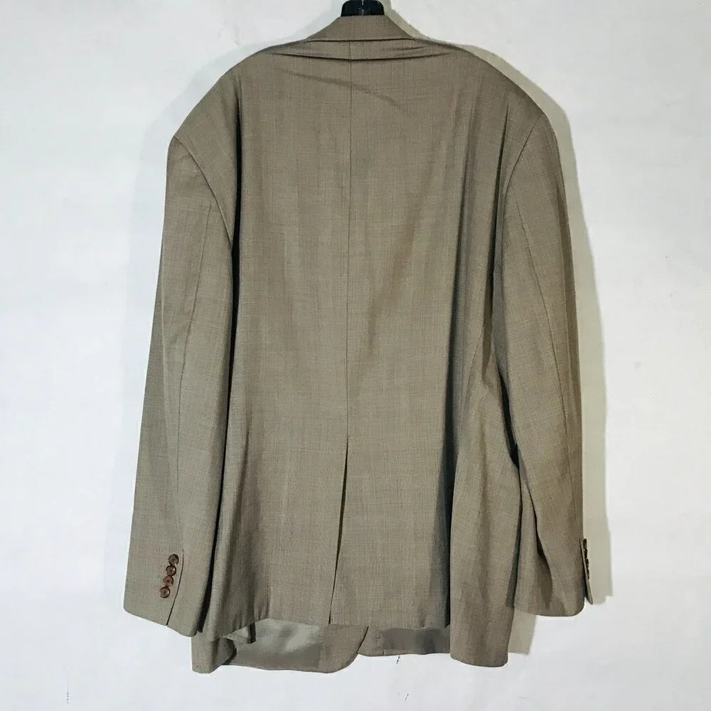 Ralph Ralph Lauren Blazer Sports Coat Jacket Gray Grey 52L Wool Light 2 Button